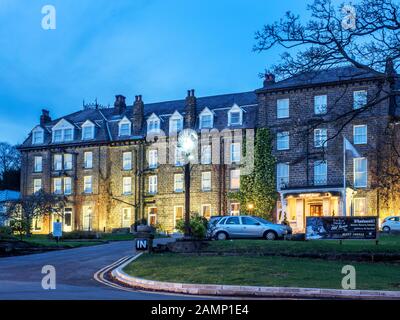 Das Old Swan Hotel wurde im Jahre 1777 berühmt, als das Hotel Agatha Christie 1926 in Harrogate North Yorkshire England verschwand Stockfoto