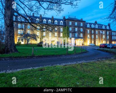 Das Old Swan Hotel wurde im Jahre 1777 berühmt, als das Hotel Agatha Christie 1926 in Harrogate North Yorkshire England verschwand Stockfoto