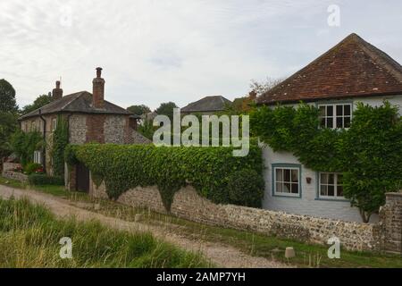 Häuser in Alfriston, East Sussex, England Stockfoto