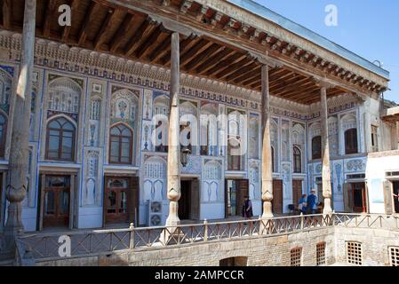 Wohnhaus des Widerstandskämpfers Fayzulla Ubaydullawitsch Xo'jajew, Museum, Buchara, Provinz Buchara, Usbekistan Stockfoto