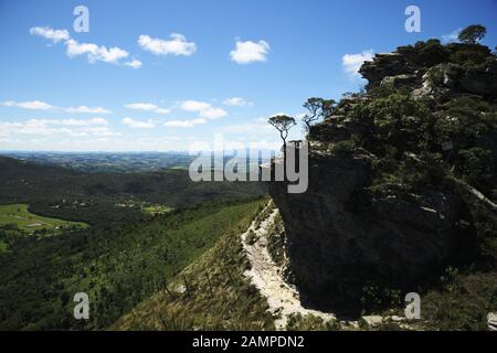 Windportal, Stones Hills in Sao Thome das Letras, Minas Gerais, Brasilien Stockfoto