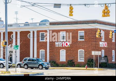 Columbia, SC, USA-8 JANUAR 2010: Büros von WIS-TV in Columbia. Stockfoto