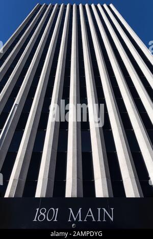 Columbia, SC, USA-8 JANUAR 2010: Jefferson Square an 1801 Main St. Stockfoto