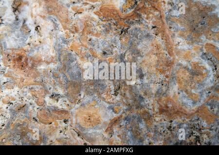 Detaillierte braune Stein Marmor Hintergrund Textur. Stockfoto
