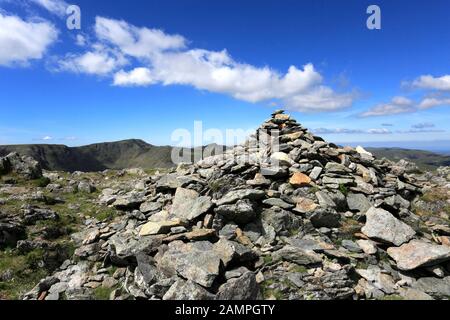 Blick auf St Sunday Crag Fell, Grisedale Forest, Ullswater, Lake District National Park, Cumbria, England, Großbritannien Stockfoto