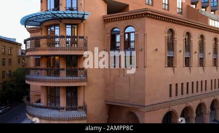 Luxury Apartment Complex in Jerewan, Armenische Immobilien zu mieten, Luftbild Stockfoto