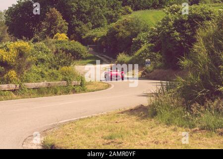 MASERATI A6GCS/53 FANTUZZI 1954 alten Rennwagen Rallye Mille Miglia 2018 die berühmten italienischen Histor Stockfoto