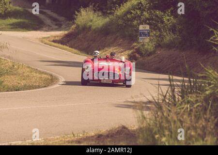 MASERATI A6GCS/53 FANTUZZI 1954 alten Rennwagen Rallye Mille Miglia 2018 die berühmten italienischen Histor Stockfoto