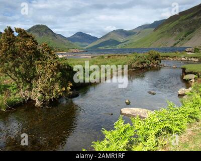 Wast-Wasser in Wasdale im Lake District. Großbritannien Stockfoto