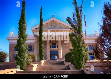 Santa Cruz County Historisches Gerichtsgebäude von 1904/05 in der US-mexikanischen Grenzstadt Nogales, AZ Stockfoto