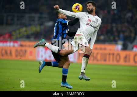 Mailand, Italien. Januar 2020. Paolo Farago (cagliari calcio) während Inter vs Cagliari, italienische TIM-Cup-Meisterschaft in Mailand, Italien, 14. Januar 2020 - LPS/Francesco Scaccianoce Credit: Francesco Scaccianoce/LPS/ZUMA Wire/Alamy Live News Stockfoto