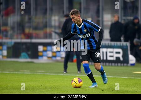 Mailand, Italien. Jan 2020. Sebastiano esposito (fc internazionale) während Inter vs Cagliari, italienische TIM-Cup-Meisterschaft in Milano, Italien, 14. Januar 2020 Kredit: Unabhängige Foto-Agentur/Alamy Live News Stockfoto