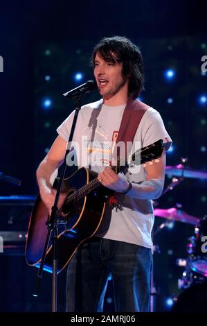 Mailand Italien 16/01/2003, James Blunt Live-Konzert in Rai Studios Stockfoto