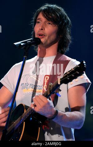 Mailand Italien 16/01/2003, James Blunt Live-Konzert in Rai Studios Stockfoto