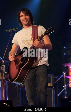 Mailand Italien 16/01/2003, James Blunt Live-Konzert in Rai Studios Stockfoto