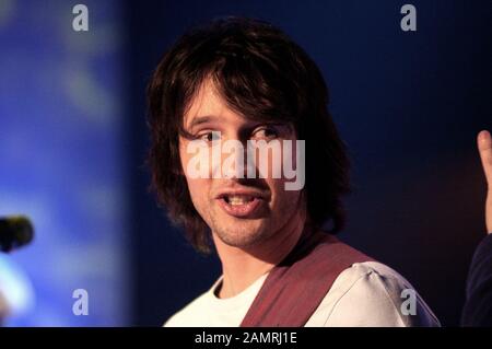 Mailand Italien 16/01/2003, James Blunt Live-Konzert in Rai Studios Stockfoto