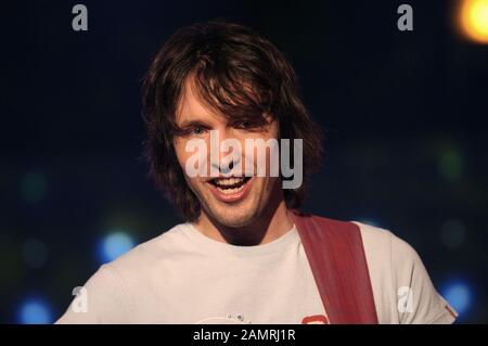 Mailand Italien 16/01/2003, James Blunt Live-Konzert in Rai Studios Stockfoto