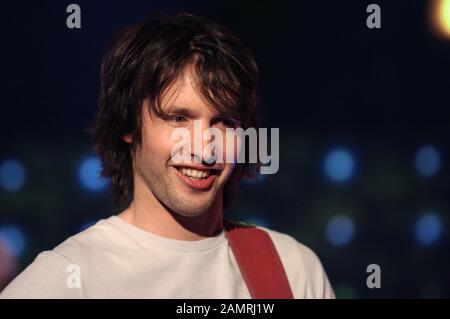 Mailand Italien 16/01/2003, James Blunt Live-Konzert in Rai Studios Stockfoto