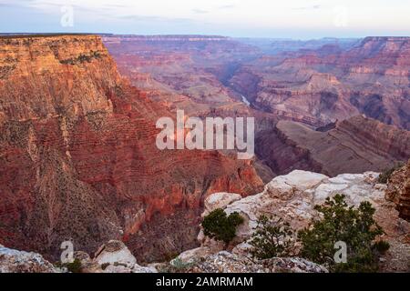Malerischer Blick auf den Südrand im Grand Canyon National Park, Arizona Stockfoto