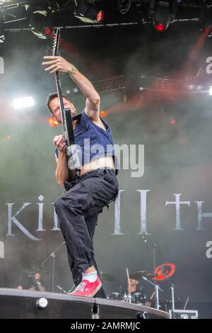 Kill II Dies live auf dem Bloodstock Open Air Festival 2016 Stockfoto