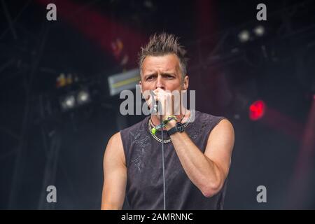 Kill II Dies live auf dem Bloodstock Open Air Festival 2016 Stockfoto