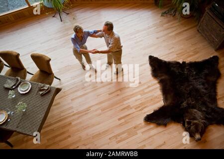 Senior Paar tanzen Stockfoto