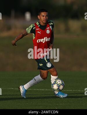 Orlando, Estados Unidos. Januar 2020. SE Palmeiras Spieler Dudu während des Trainings in Orlando, Florida. Kredit: Cesar Greco/FotoArena/Alamy Live News Stockfoto