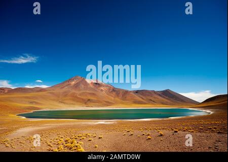 Miniques Lagoon, Atacama Desert, Antofagasta, Chile Stockfoto