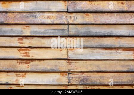 Hintergrund der Wandstruktur der Holzplatte. Stockfoto