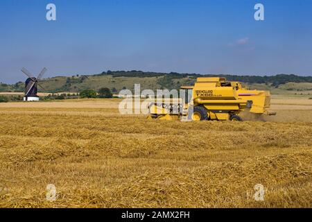 Pitstone Windmühle in den Buckinghamshire chilterns bei Ivinghoe Stockfoto