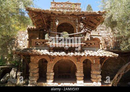 Taormina Parco Trevelyan. Villa Comunale und öffentlicher Garten (Giardino pubblico) von Florenz Trevelyan, Sizilien Stockfoto