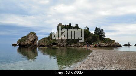 Isola Bella, Taormina Stockfoto