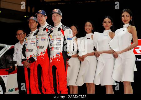 Chiba, Japan. Januar 2020. Toyota Gazoo Racing hat auf dem Tokyo Auto Salon sein Yaris WRC-Modell mit 2020-Spezifikation vorgestellt. Credit: SportsPressJP/AFLO/Alamy Live News Stockfoto