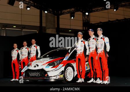 Chiba, Japan. Januar 2020. Toyota Gazoo Racing hat auf dem Tokyo Auto Salon sein Yaris WRC-Modell mit 2020-Spezifikation vorgestellt. Credit: SportsPressJP/AFLO/Alamy Live News Stockfoto