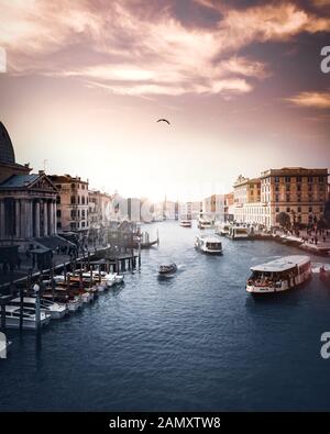 Venedig die Stadt am Wasser. Stockfoto