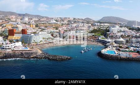 Blick auf den Strand, Playa la Pinta puerto Colon. Ein sehr beliebter Strand in der Nähe der Stadt San Eugenio. Stockfoto