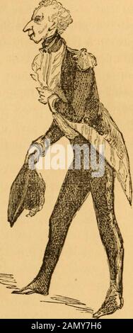 Vergleichende Physiognomie oder Ähnlichkeit zwischen Männern und Tieren. "^H^. Soldat von ihm. Aber es sollte darauf hinweisen, dass hohe Personen, die Störche, Adjutanten, Reiher und dergleichen ähneln, defi-zient in Mut sind. Dieses Wesentliche eines Soldaten fällt in der Regel vielen kurzen und kurzen, dicken Tieren, wie dem Thebul-Hund, zu. Die Kombination von Vorsicht, die typisch für die lange ist, mit Mut, der für die kurze charakteristisch ist, ist im militärischen Charakter ausgestellt. Der Mut von Thelion, wie es der Löwe sein sollte, wird mit dem militärischen Instinkt und Genie des Storchs, a, vermengt Stockfoto