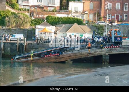 RNLI-Station Ilfracombe North Devon. Die rettungsboote Stockfoto