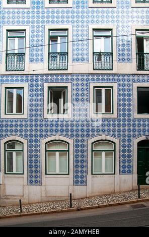 Straßenszene, Largo do Calhariz, Lissabon, Portugal Stockfoto