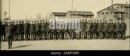 Das Erste Bataillon, die Geschichte des 406. Telegrafenjägerbataillons, Signalcorps . 270 BEI CA * 1. Stockfoto