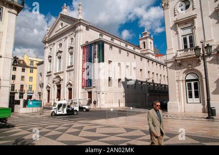 Außenansicht des Museums do Dinheiro (Geldmuseum) Largo de Sao Juliao, Lissabon, Portugal Stockfoto