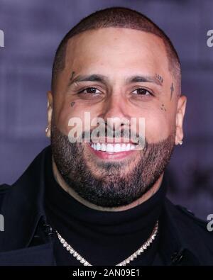 Hollywood, LOS ANGELES, KALIFORNIEN, USA - 14. JANUAR: Nicky Jam kommt bei der Los Angeles Premiere Von Columbia Pictures "Bad Boys For Life", die am 14. Januar 2020 im TCL Chinese Theatre IMAX in Hollywood, Los Angeles, Kalifornien, USA veranstaltet wird. (Foto von Xavier Collin/Image Press Agency) Stockfoto