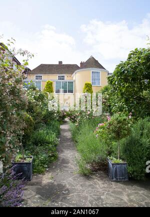 GAINSBOROUGH ES HAUS GARTEN SUDBURY Stockfoto