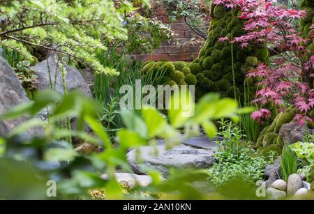 TOGENKYO EIN PARADIES AUF ERDEN - ENTWORFEN VON KAZUYUKI ISHIHARA BESTE HANDWERKER GARTEN - RHS CHELSEA Stockfoto