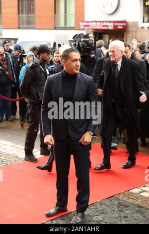 Ismail Özen, Trauerfeier für Jan Fedder, St. Michaelis, Englische Planke, Hamburg, 14.01.2020 Stockfoto