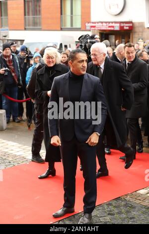 Ismail Özen, Trauerfeier für Jan Fedder, St. Michaelis, Englische Planke, Hamburg, 14.01.2020 Stockfoto