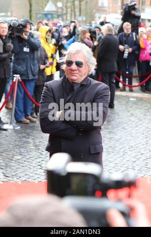 Claude Oliver Rudolph, Trauerfeier für Jan Fedder, St. Michaelis, Englische Planke, Hamburg, 14.01.2020 Stockfoto