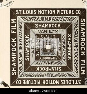 Moving Picture News (1911) . WENN DER AUSTAUSCH, MIT DEM SIE JETZT ZU TUN HABEN, DIESE LISTE ANZEIGT, ERHALTEN SIE NICHT ALLES, ZU DEM SIE SICH AUFFINDEN. MOTION PICTUREDISTRIBUTING & SALES CO. ILL EAST 14TH STREET, NEW YORK CITY F EIN BEMERKENSWERTES PHÄNOMEN. Lesen SIE SORGFÄLTIG, die WÖRTER in der obigen ZEICHNUNG, thenGAZE INTENTLY auf dem KLEINEN DOT in der MITTE von dem thelast PLATZ und der TITEL unserer ERSTEN VERÖFFENTLICHUNG wird SICHTBAR %i Couis Motion Picture Company Write for Descripti-Ve LiteratureFactory and Studio 25th and Montgomery Streets, St. Louis, Mo. MOVING PIGTUI^ENELWS Stockfoto