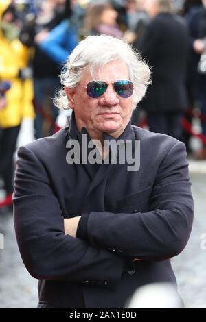 Claude Oliver Rudolph, Trauerfeier für Jan Fedder, St. Michaelis, Englische Planke, Hamburg, 14.01.2020 Stockfoto