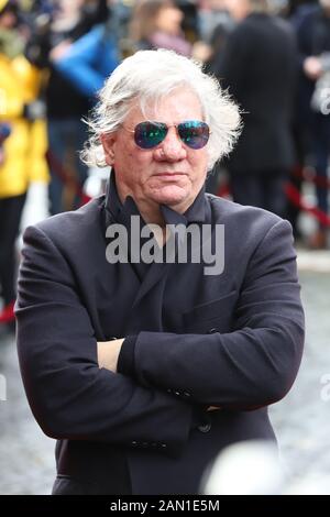 Claude Oliver Rudolph, Trauerfeier für Jan Fedder, St. Michaelis, Englische Planke, Hamburg, 14.01.2020 Stockfoto